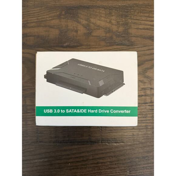 USB3.0 to SATA & IDE Hard Drive Convert Data Transfer Backup Adapter - Picture 1 of 10